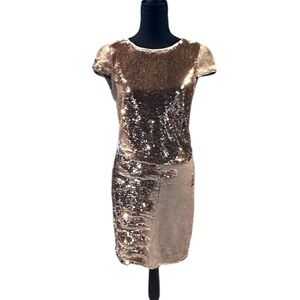 Gold Sequin Vince Camuto Dress